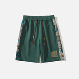 Vintage Bear Side Print Shorts