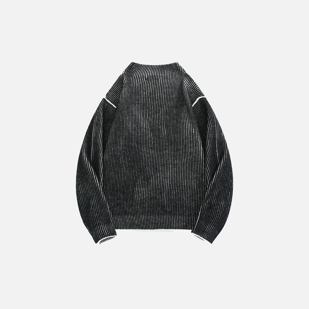 American Style Retro Double-Sided Casual Sweater
