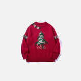 Y2K Fringe Forest Sweater