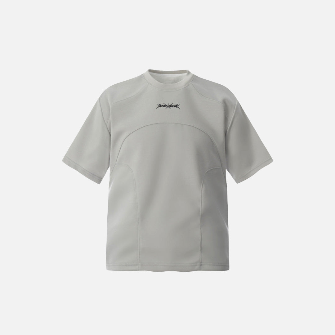 Besticktes T-Shirt im amerikanischen Stil mit lockerer Passform