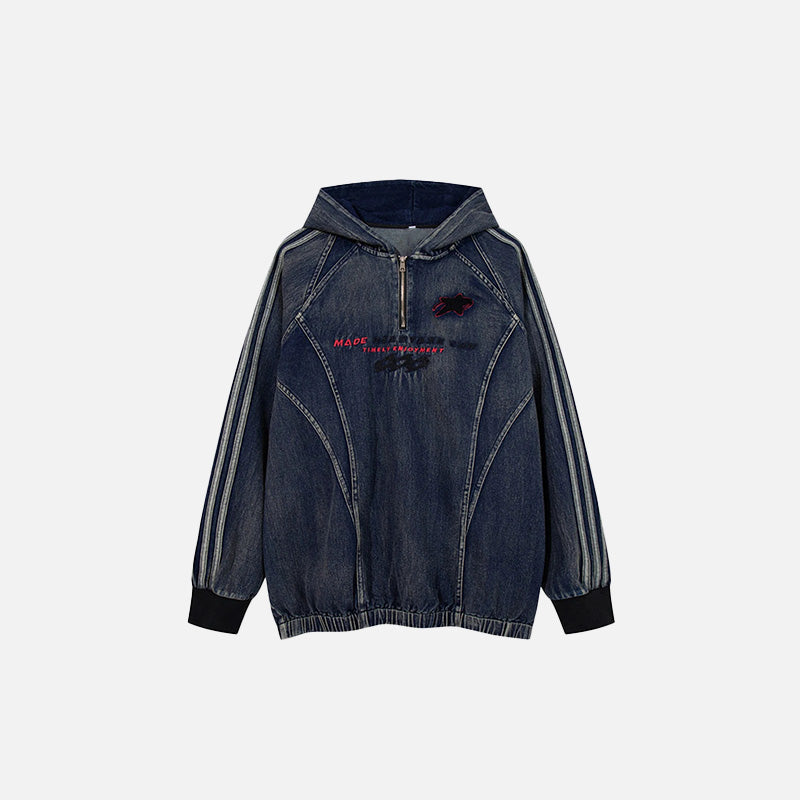 Vintage Loose Street Craft Hoodie