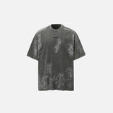 Schmutziger Abfall Ins Modisches Sommer-T-Shirt