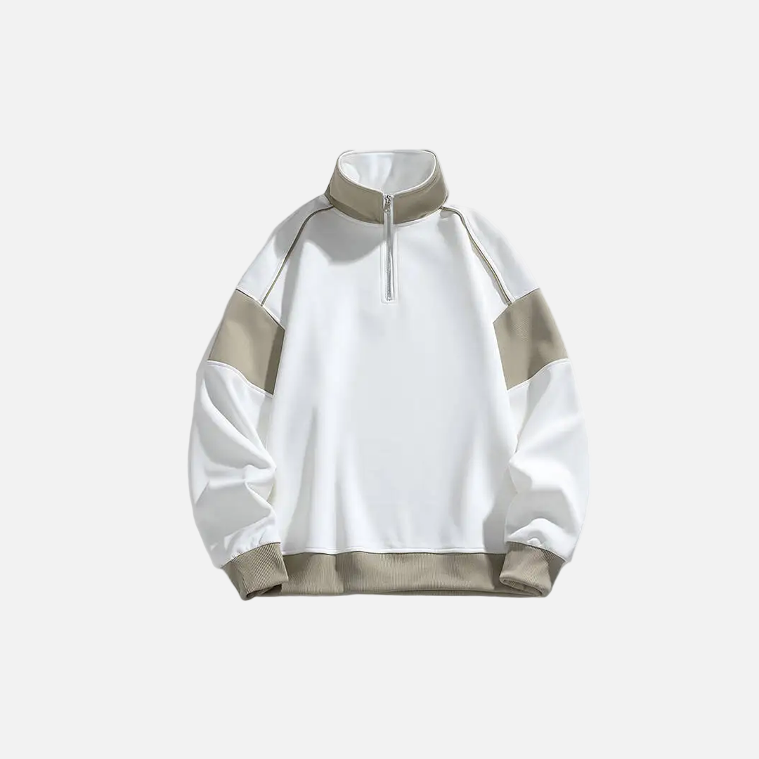 Winter High Quality Half Zipper Casual Sweatshirt