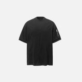 Baumwoll-T-Shirt mit Rundhalsausschnitt