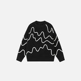 Wave Pattern Sweater