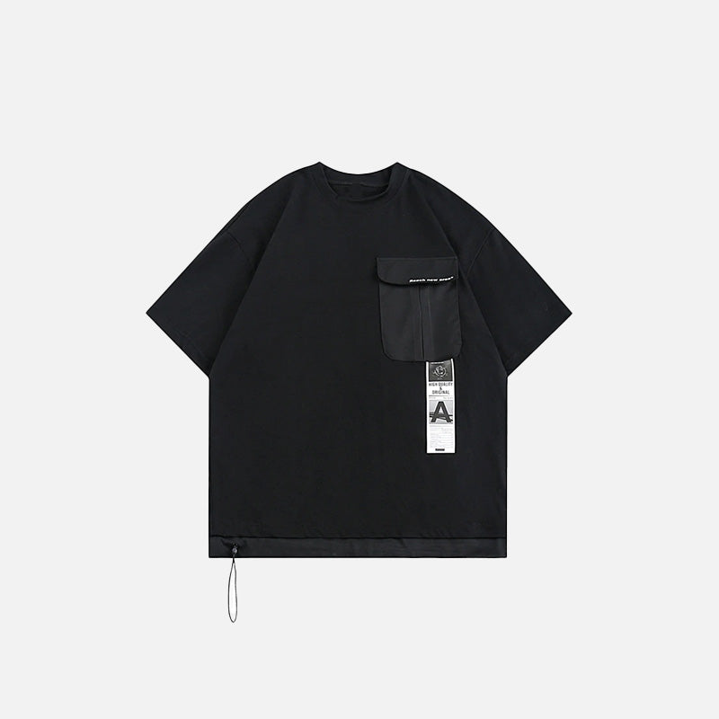 Y2k Loose Pocket T-shirt