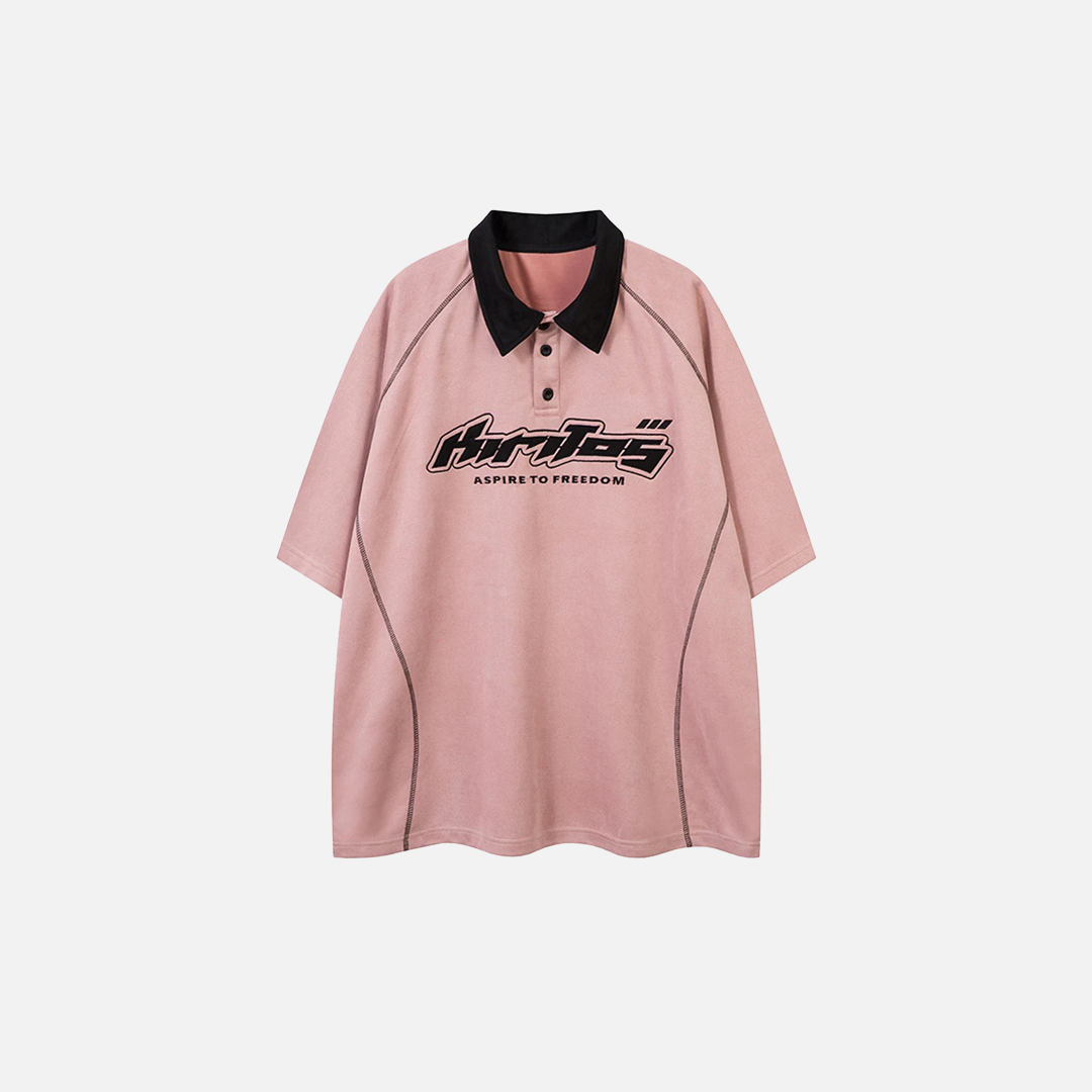 Suede Embroidered Loose Casual T-Shirt