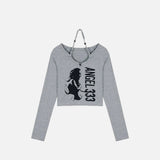 Haut grunge femme Y2K