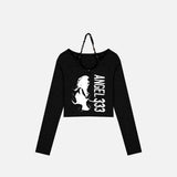Haut grunge femme Y2K