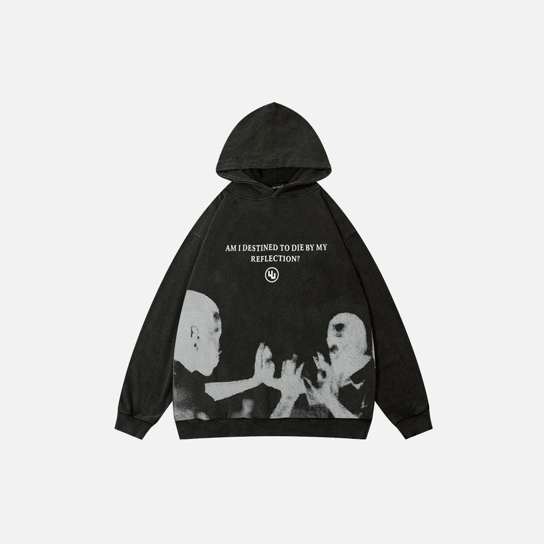 Vintage Reflection Grunge Hoodie