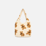 Plush Teddy Bear Tote Bag