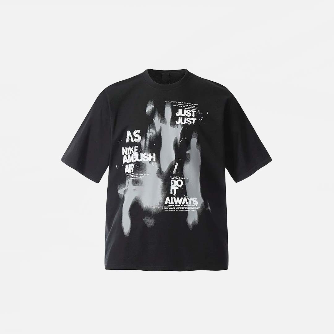 T-shirt oversize à motif fantômes