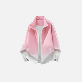 Trendige Winbreaker-Jacke mit Farbverlauf
