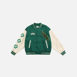 Veste universitaire vintage à fleurs