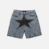Neue Patchwork-Oversize-Hip-Hop-Shorts