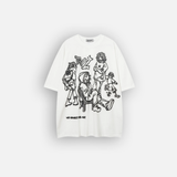 Vintage Cartoon Character Print Graphic T-Shirt