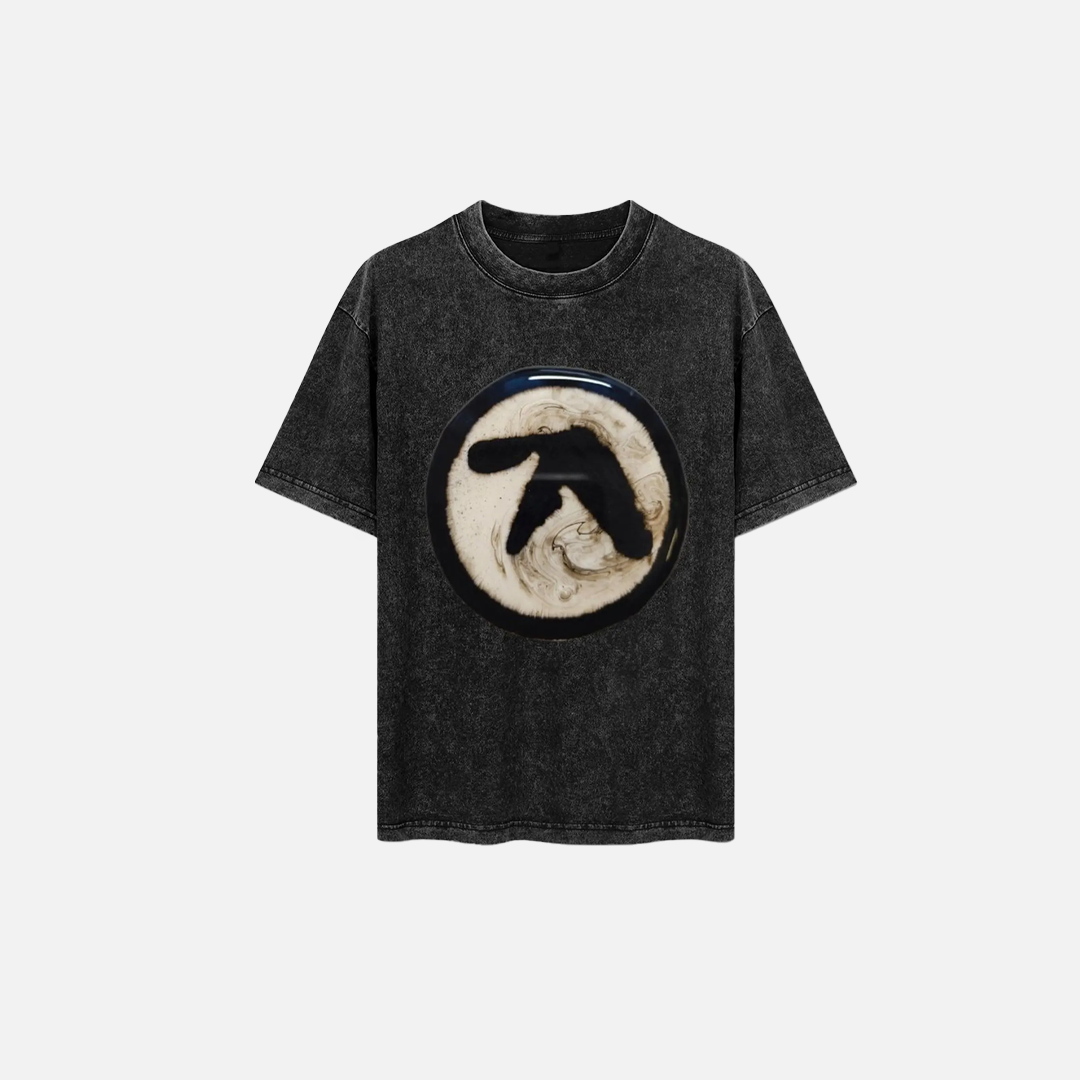 面白いアフェックス・ツイン・コットン・グラフィックTシャツ