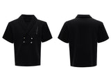 Metal Embellished Sports Suit