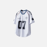 Comfortable Printed Sports Jersey T-Shirt