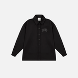Chemise oversize à manches longues à motif gothique