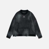 Pull déchiré tendance hip-hop des rues