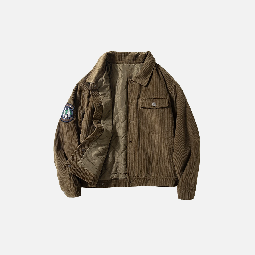 Winter Baumwollcord Retro Clip Jacke