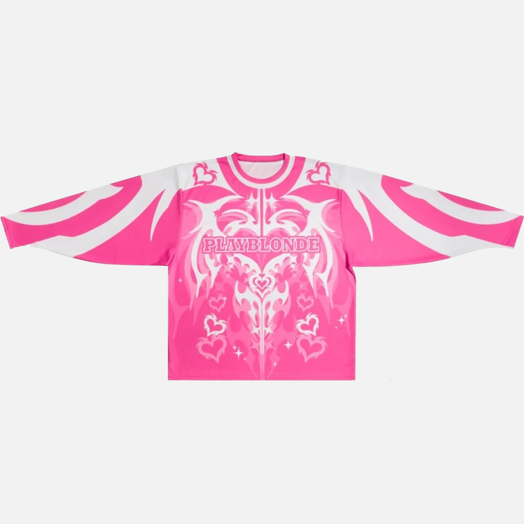 Y2K Korean Love Graphic Long T-Shirt