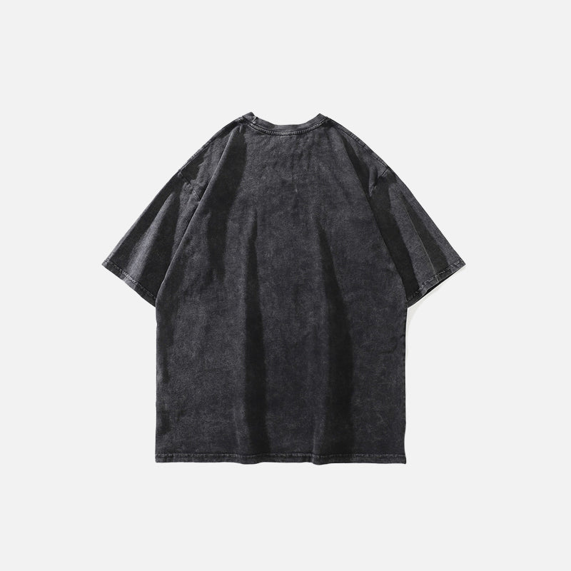Washed Oversized Dobermann T-shirt