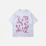 T-shirt grunge imprimé graphique