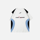ヒップスターオーバーサイズパッチワークTシャツ