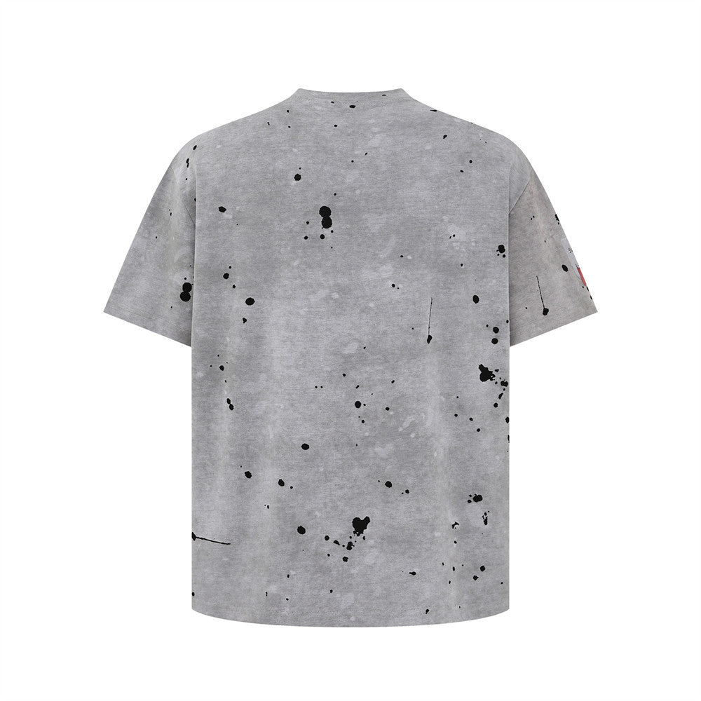 Vintage American Style Printed Short-Sleeve T-Shirt