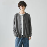 Koreanischer Hip-Hop-Stil, lockerer Schnitt, Vintage-Strickjacke