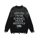 Eternal Jet Painted Sweater