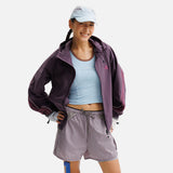 Y2K Fashionable Waterproof Hooded Windbreaker Jacket