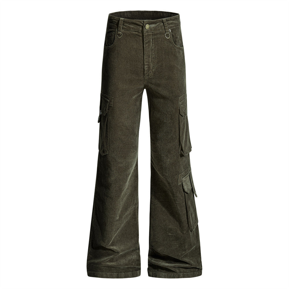 Pantalon évasé Cleanfit multipoches pour homme