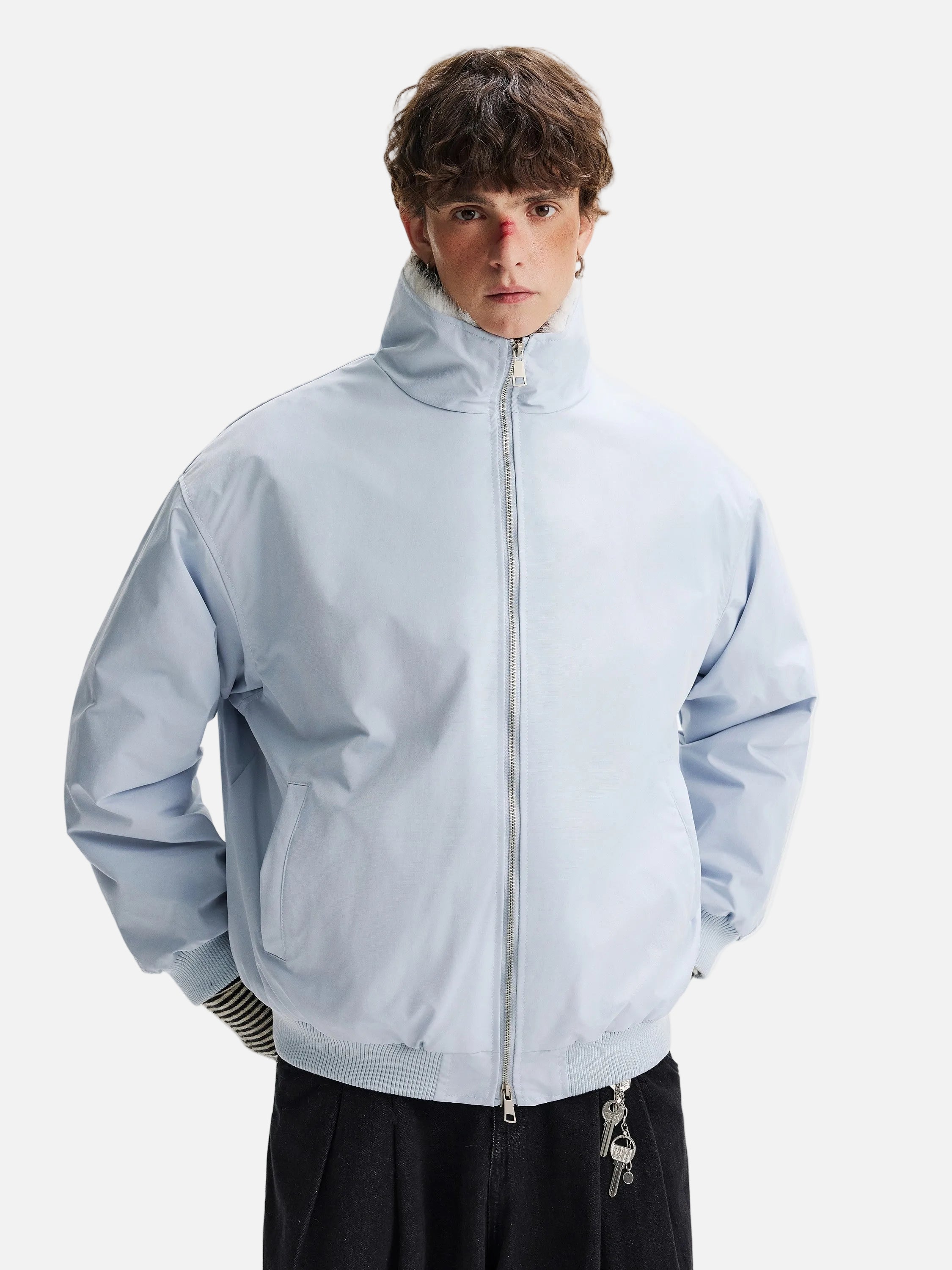 American Style Thickened Warm Faux Fur Jacket