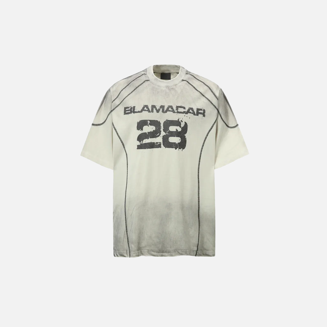 ゴシックグランジグラフィックプリントアーバンスポーツTシャツ