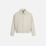 Veste pilote rétro élégante, couleur unie, esprit printemps