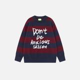 Pull rayé en maille style streetwear hip-hop, un investissement indéniable