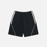 Baggy Patchwork Striped Shorts