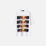 グラフィック パンク ゴシック コットン Tシャツ
