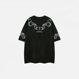 Vintage Oversized Embroidered T-Shirt