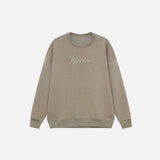 Modern Solid Color Sweatshirt