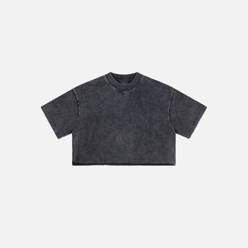 Damen-T-Shirt im Retro-Look mit Used-Effekt