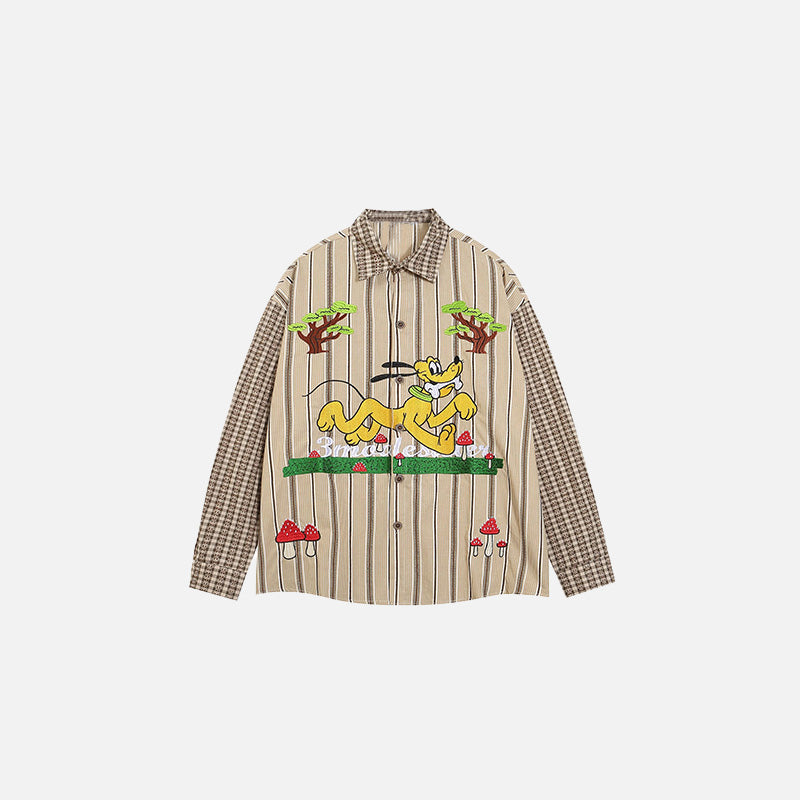 Striped Happy Vibes Shirt