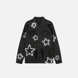 Baggy Star Washed Denim Jacket