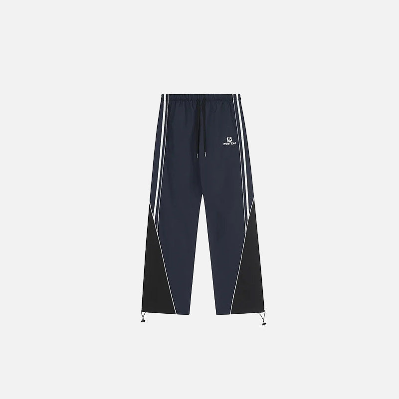 Pantalon cargo patchwork ample Y2K 