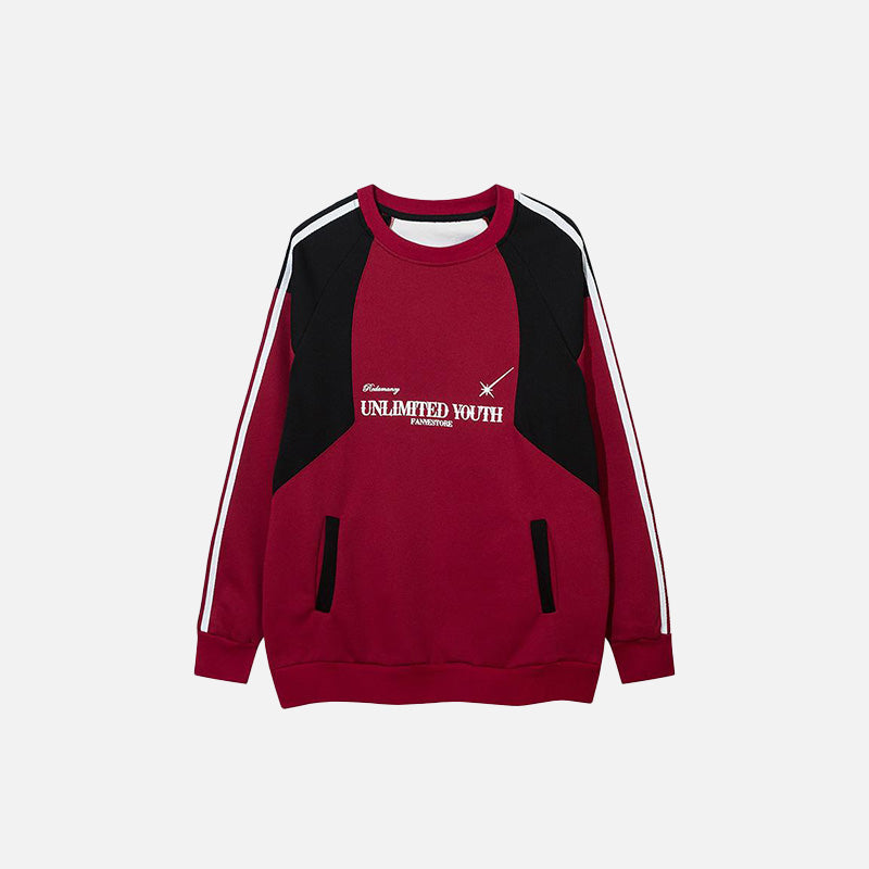 Unlimited Youth Color Block Sweatshirt
