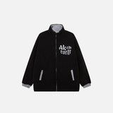 Fluffy Fleece Zip-up Jacket