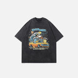 T-Shirt mit Aufdruck „Washed Water Power“
